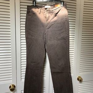 JEANSTAR Brooke Mid Rise Straight Leg Y2K Jeans Gray Cotton 10
